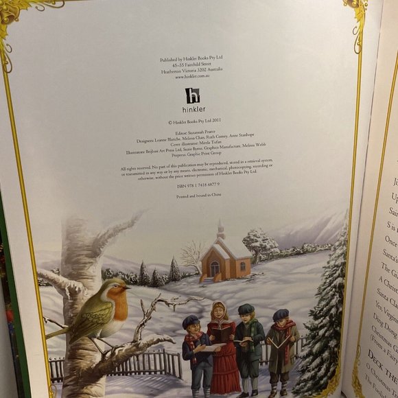 My Treasury Of Christmas Carols And Stories Hardcover Children’s Book - Picture 6 of 16